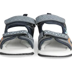Sandales Sport BLEU Garçon Motif Animal Scratch