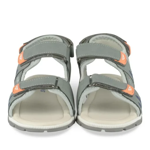 Sandales Sport BLEU Garçon Motif Uni Scratch