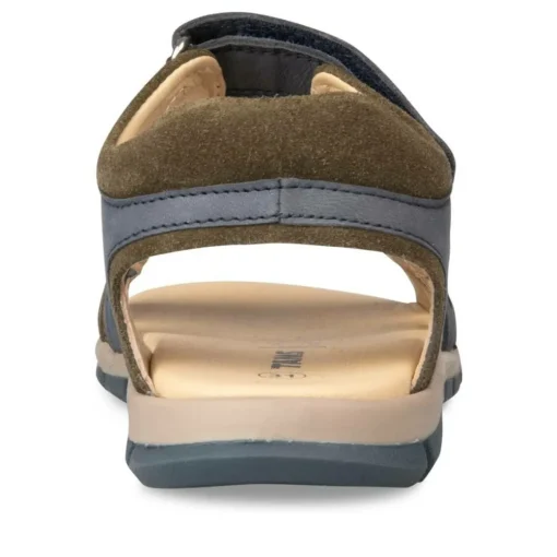 Sandales Sport BLEU Garçon CUIR Scratch