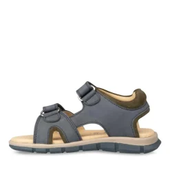 Sandales Sport BLEU Garçon CUIR Scratch