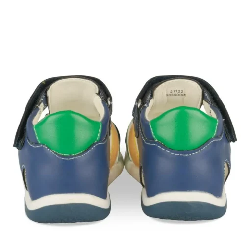 Sandales Sport BLEU Garçon Motif Multicolore Scratch
