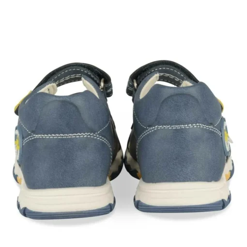 Sandales Sport BLEU Garçon Motif Multicolore Scratch