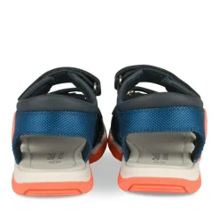 Sandales Sport BLEU Garçon Motif Multicolore Scratch