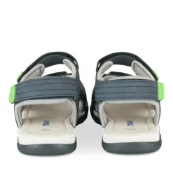 Sandales Sport BLEU Garçon Motif Multicolore Scratch