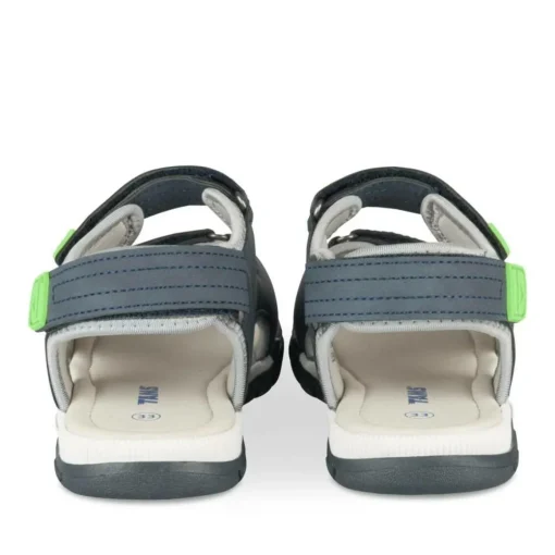 Sandales Sport BLEU Garçon Motif Multicolore Scratch