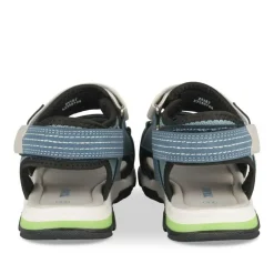 Sandales Sport BLEU Garçon Motif Multicolore Scratch