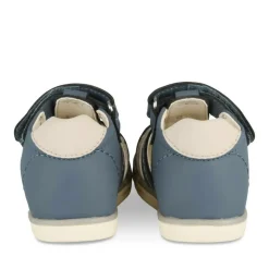 Sandales Sport BLEU Garçon Motif Uni Scratch