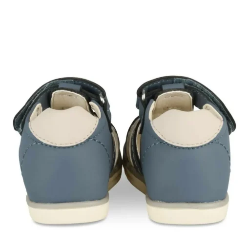Sandales Sport BLEU Garçon Motif Uni Scratch