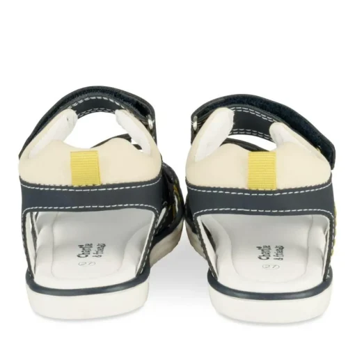 Sandales Sport BLEU Garçon Motif Multicolore Scratch