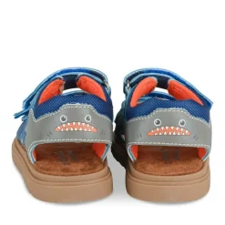 Sandales Sport BLEU Garçon Motif Animal Scratch