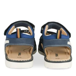Sandales Sport BLEU Garçon Motif Etoiles Scratch