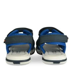Sandales Sport BLEU Garçon Motif Uni Scratch