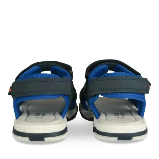 Sandales Sport BLEU Garçon Motif Uni Scratch