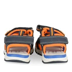 Sandales Sport BLEU Garçon Motif Multicolore Scratch