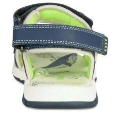 Sandales Sport BLEU Garçon Motif Multicolore Scratch