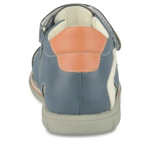 Sandales Sport BLEU Garçon Motif Uni Scratch