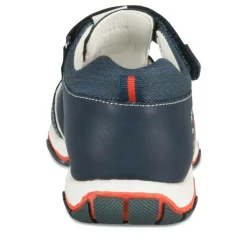 Sandales Sport BLEU Garçon Motif Multicolore Scratch
