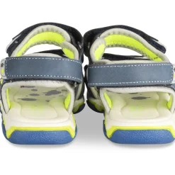 Sandales Sport BLEU Garçon Motif Espace Scratch