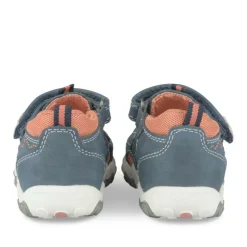 Sandales Sport BLEU Garçon Motif Uni Scratch