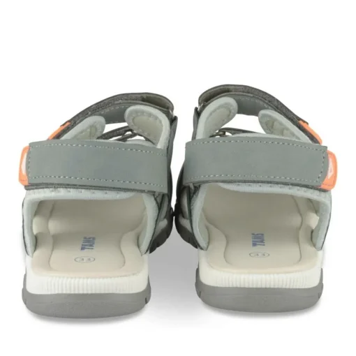 Sandales Sport BLEU Garçon Motif Uni Scratch