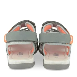 Sandales Sport BLEU Garçon Motif Uni Scratch