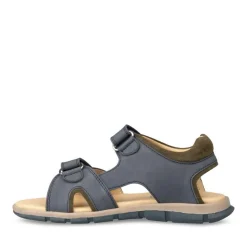 Sandales Sport BLEU Garçon CUIR Scratch