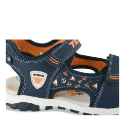 Sandales Sport BLEU Garçon Motif Multicolore Scratch