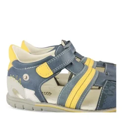 Sandales Sport BLEU Garçon Motif Multicolore Scratch