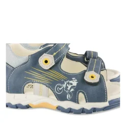 Sandales Sport BLEU Garçon Motif Multicolore Scratch