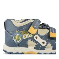 Sandales Sport BLEU Garçon Motif Multicolore Scratch
