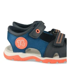 Sandales Sport BLEU Garçon Motif Multicolore Scratch