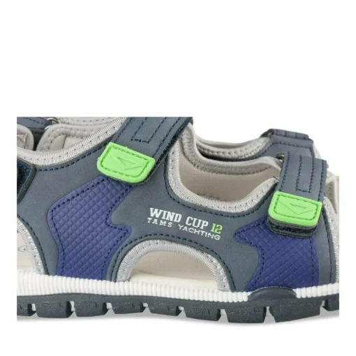 Sandales Sport BLEU Garçon Motif Multicolore Scratch