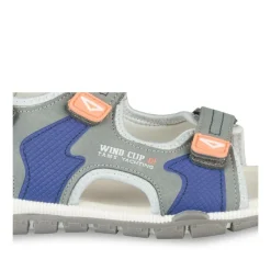 Sandales Sport BLEU Garçon Motif Multicolore Scratch