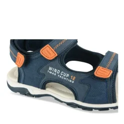 Sandales Sport BLEU Garçon Motif Multicolore Scratch