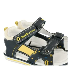 Sandales Sport BLEU Garçon Motif Multicolore Scratch