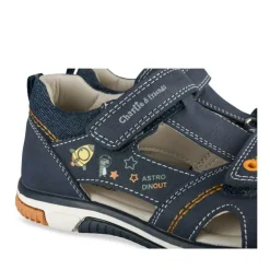 Sandales Sport BLEU Garçon Motif Animal Scratch