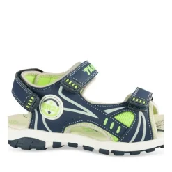 Sandales Sport BLEU Garçon Motif Multicolore Scratch