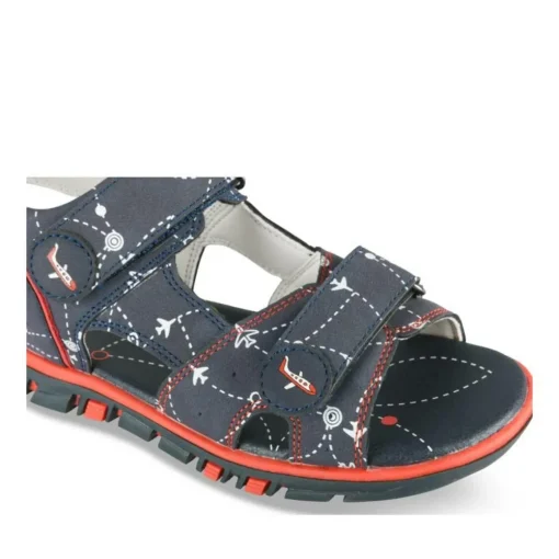 Sandales Sport BLEU Garçon Motif Multicolore Scratch