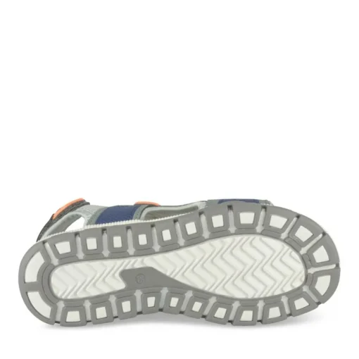 Sandales Sport BLEU Garçon Motif Uni Scratch