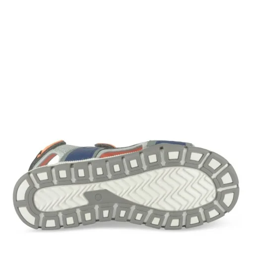 Sandales Sport BLEU Garçon Motif Uni Scratch