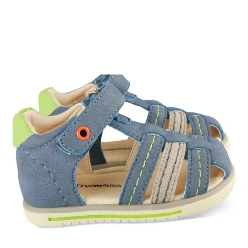 Sandales Sport BLEU Garçon Motif Multicolore Scratch