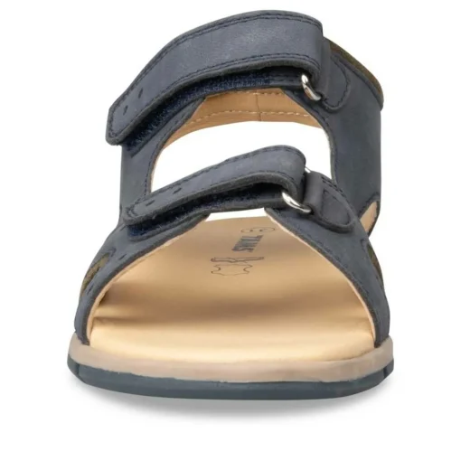 Sandales Sport BLEU Garçon CUIR Scratch