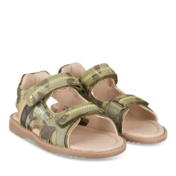 Sandales Sport COGNAC Garçon Motif Camouflage Scratch
