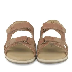 Sandales Sport COGNAC Garçon CUIR Motif Uni Scratch