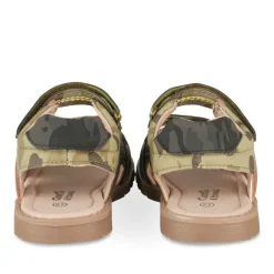 Sandales Sport COGNAC Garçon Motif Camouflage Scratch