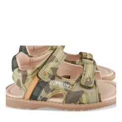 Sandales Sport COGNAC Garçon Motif Camouflage Scratch