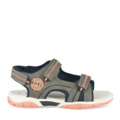 Sandales Sport GRIS Garçon Motif Multicolore Scratch