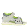 Sandales Sport GRIS Garçon Motif Animal Scratch