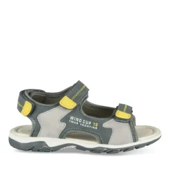 Sandales Sport GRIS Garçon Motif Multicolore Scratch