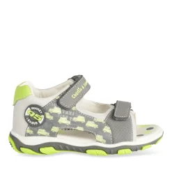 Sandales Sport GRIS Garçon Motif Voiture Scratch